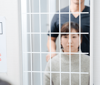 姿勢検査の様子